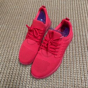 Aldo red sneakers new condition sz 11